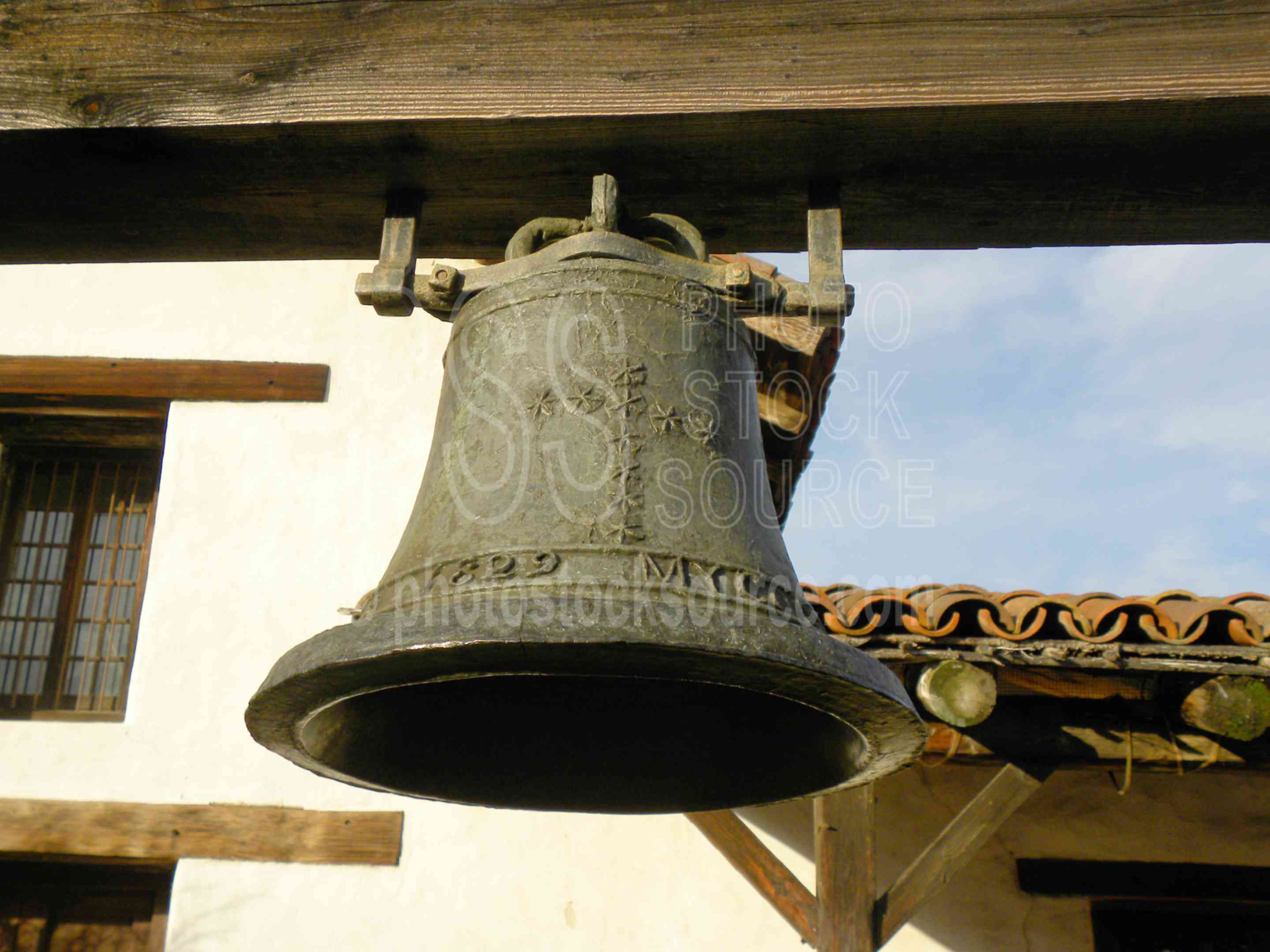 Photo of Sonoma Mission Bell by Photo Stock Source church, Sonoma