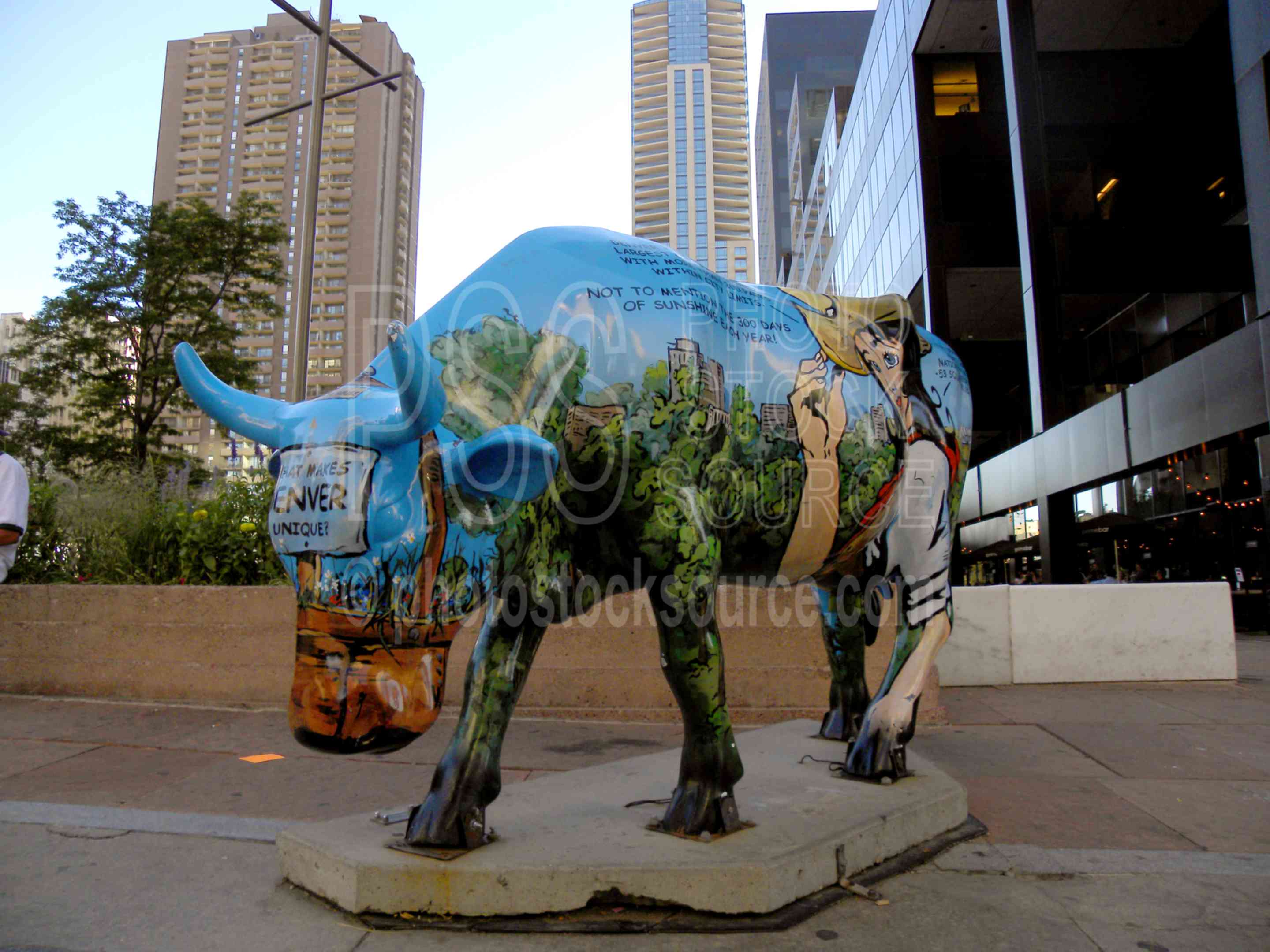 Photo of Cow Parade Sculpture by Photo Stock Source sculpture, Denver