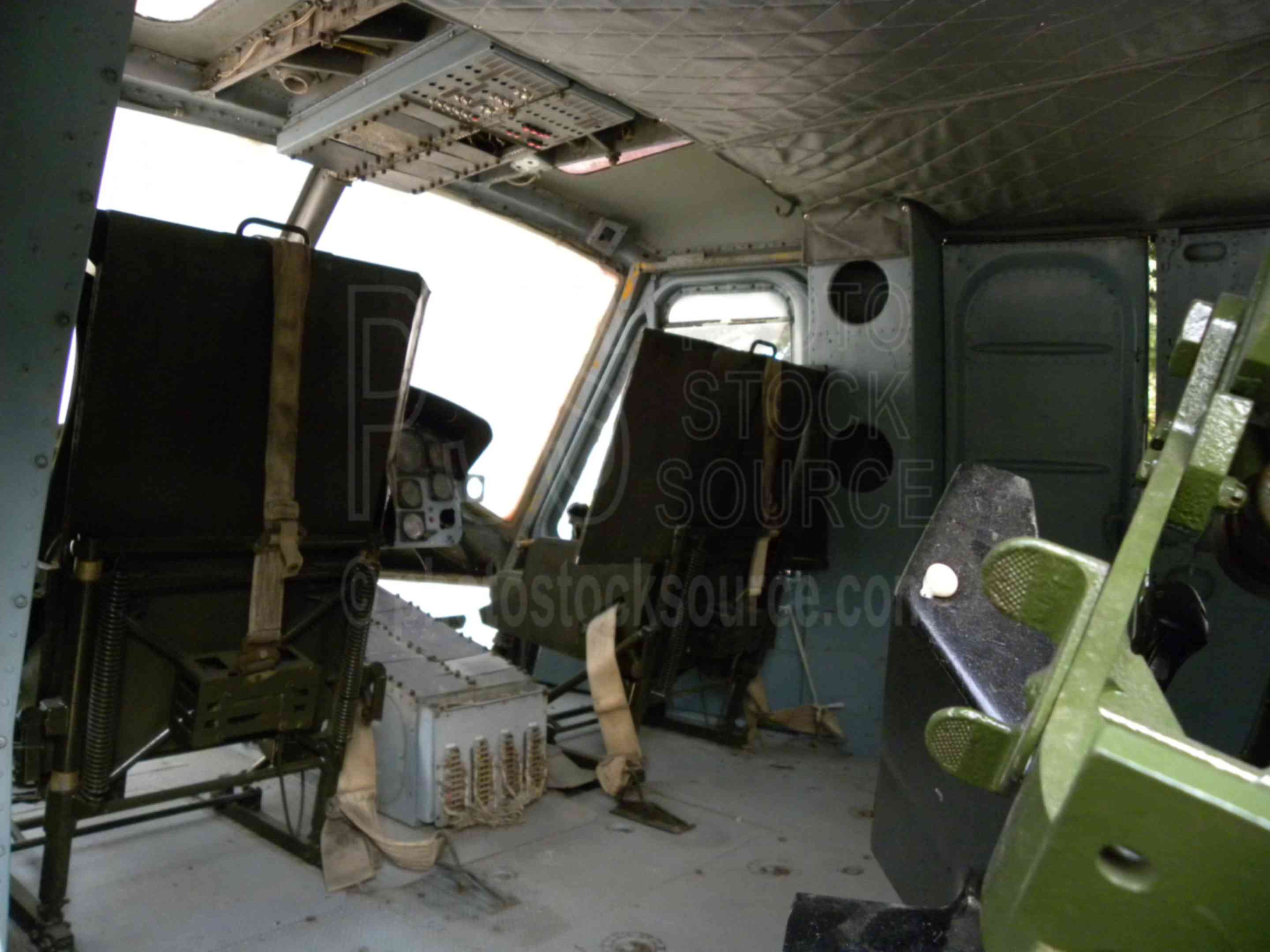 Photo of Huey Helicopter Interior by Photo Stock Source military
