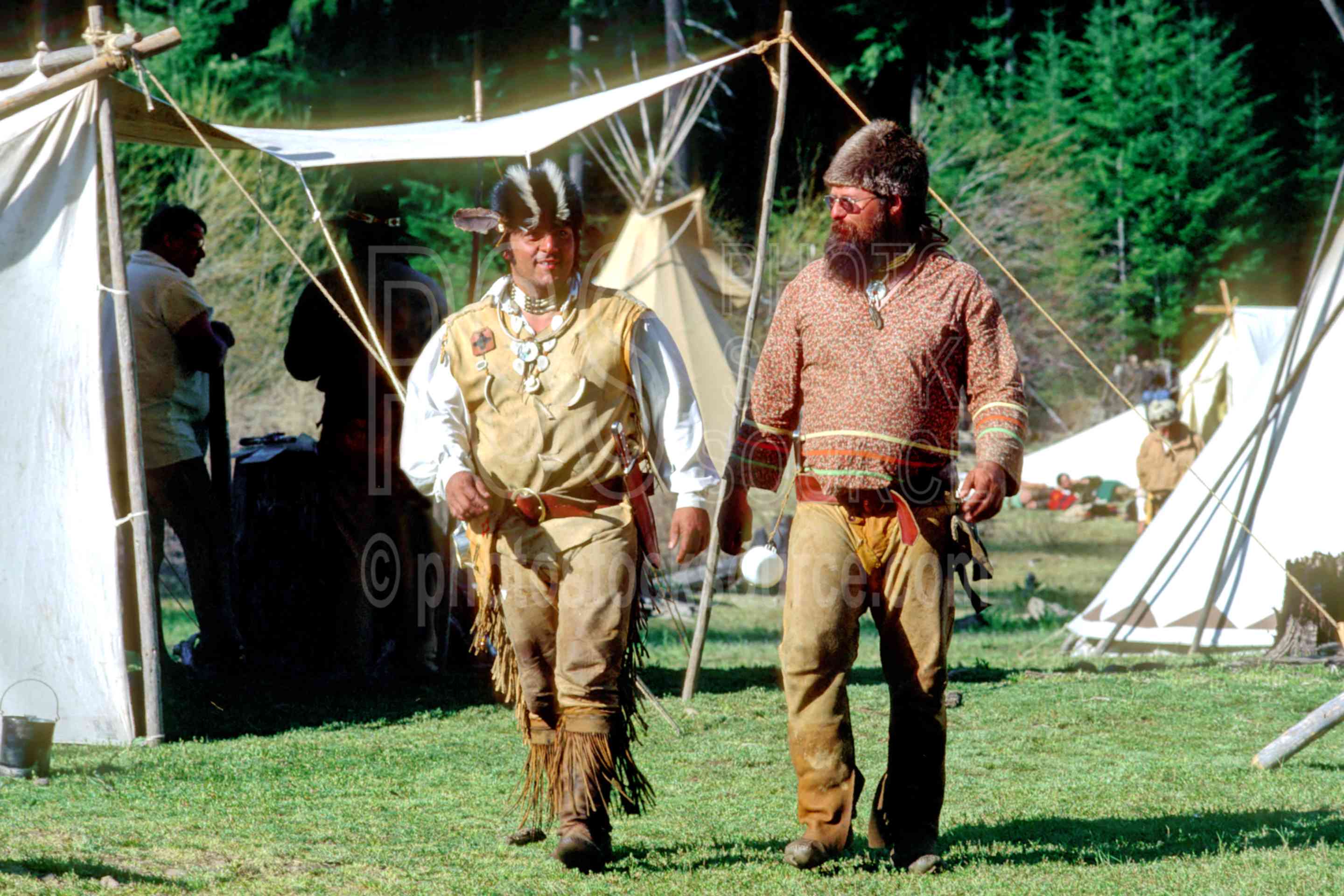 Photo Of Men Walking By Photo Stock Source People Frog Holler