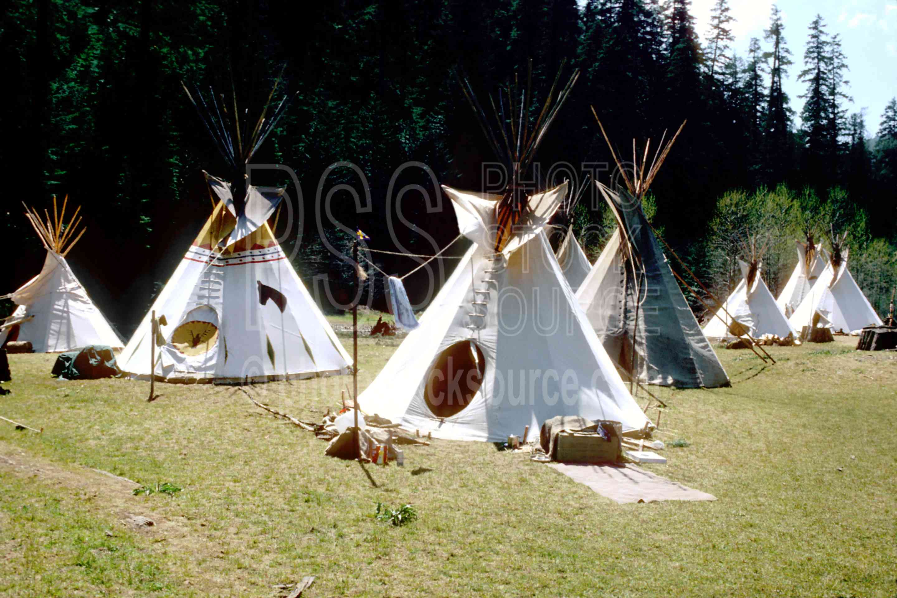 Photo Of Teepee Encampment By Photo Stock Source Building Frog