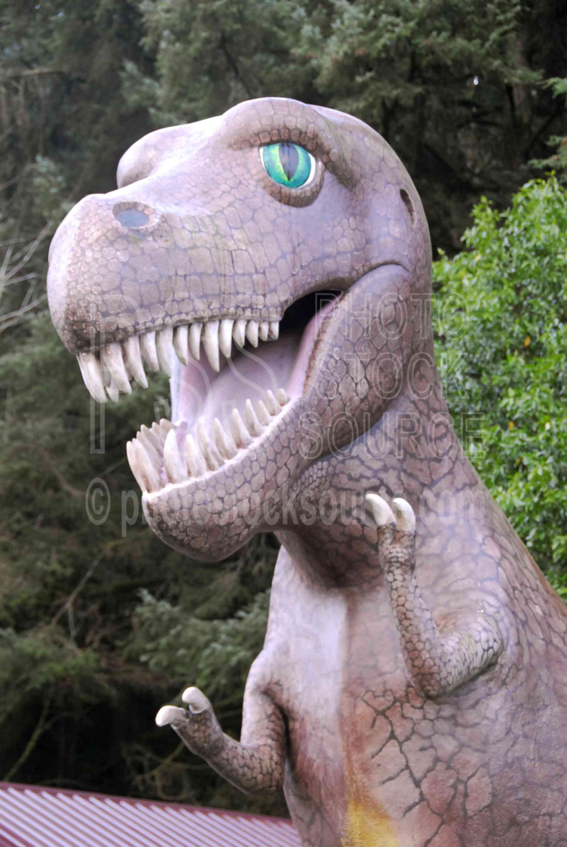 Prehistoric Gardens Dinosaur,reptile,statue,roadside,tourist trap,tourism,fantasy,dinosaur,tryranosaurus rex