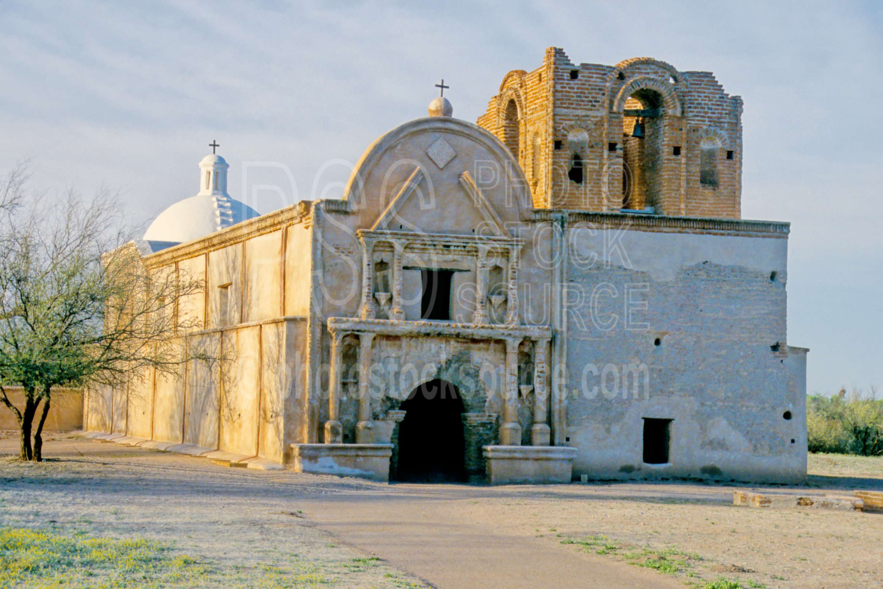 Photo of Mission Church by Photo Stock Source mission, Tucumcacori, Arizona, USA, church Photo of Mission Church by Photo Stock Source mission, Tucumcacori, Arizona, USA, church
