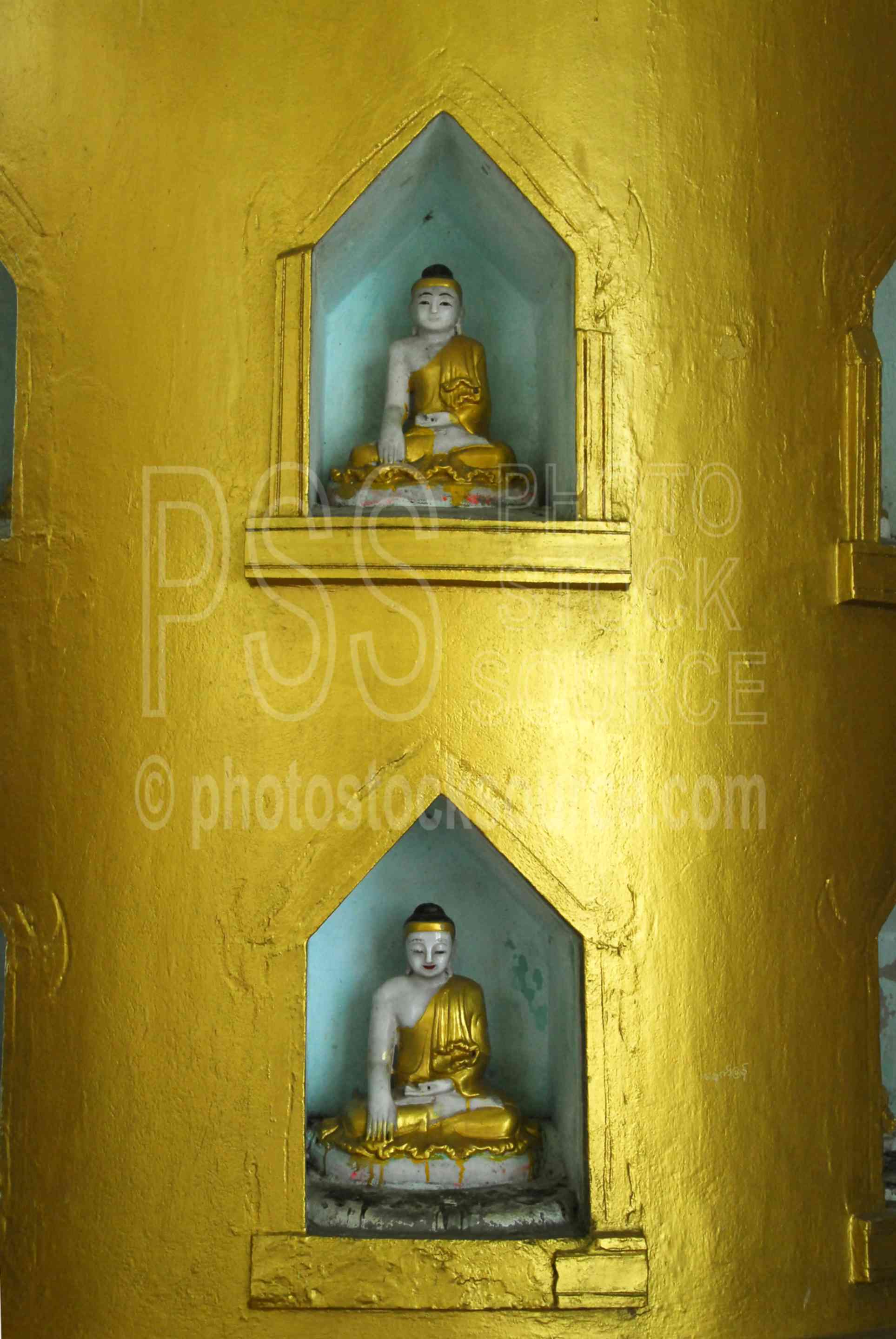 Mt. Popa Monastery Buddhas,myanmar,pedestal hill,table mountain,popa taungkalat,shrine,mt. popa,buddha
