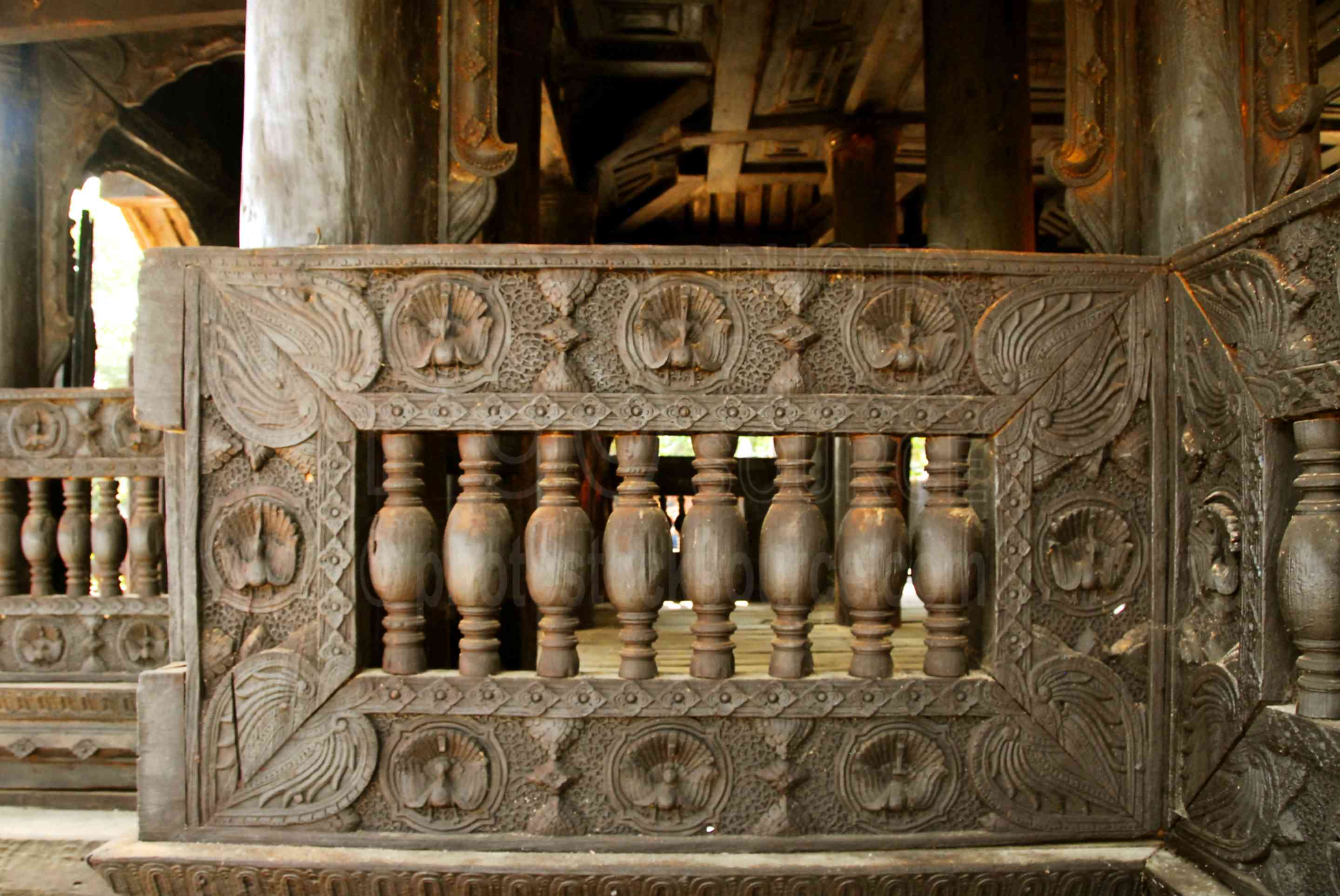 Bagaya Kyaung Carvings,myanmar,inwa,hathawaddy,ava,temple,monastery,kyaung,teak,wood