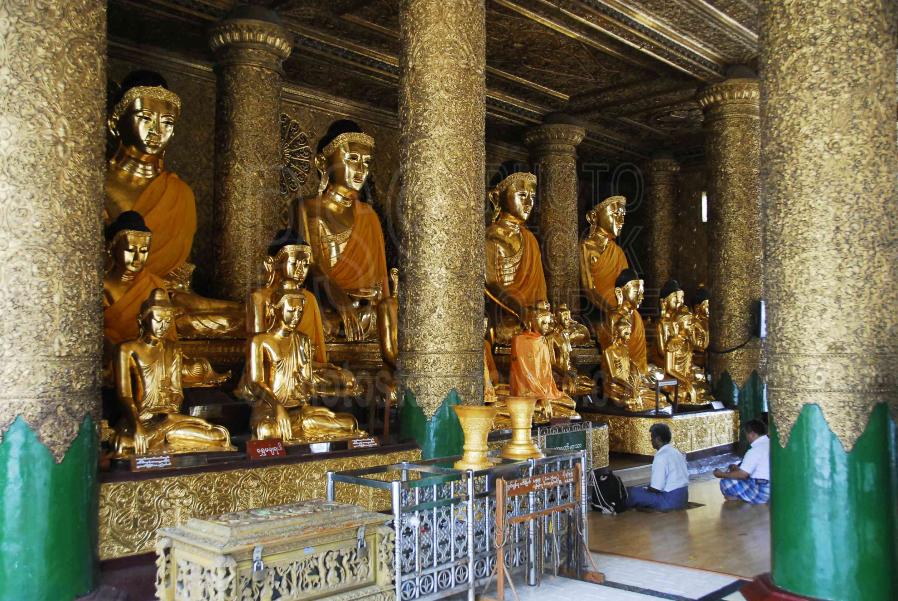 Eastern Shrine Buddhas,myanmar,buddhism,paya,pagoda,shwedagon zedi daw,zedi,golden pagoda,gold,golden,gold leaf,stupa,shrine,rangoon,rangon,yangoon,buddha