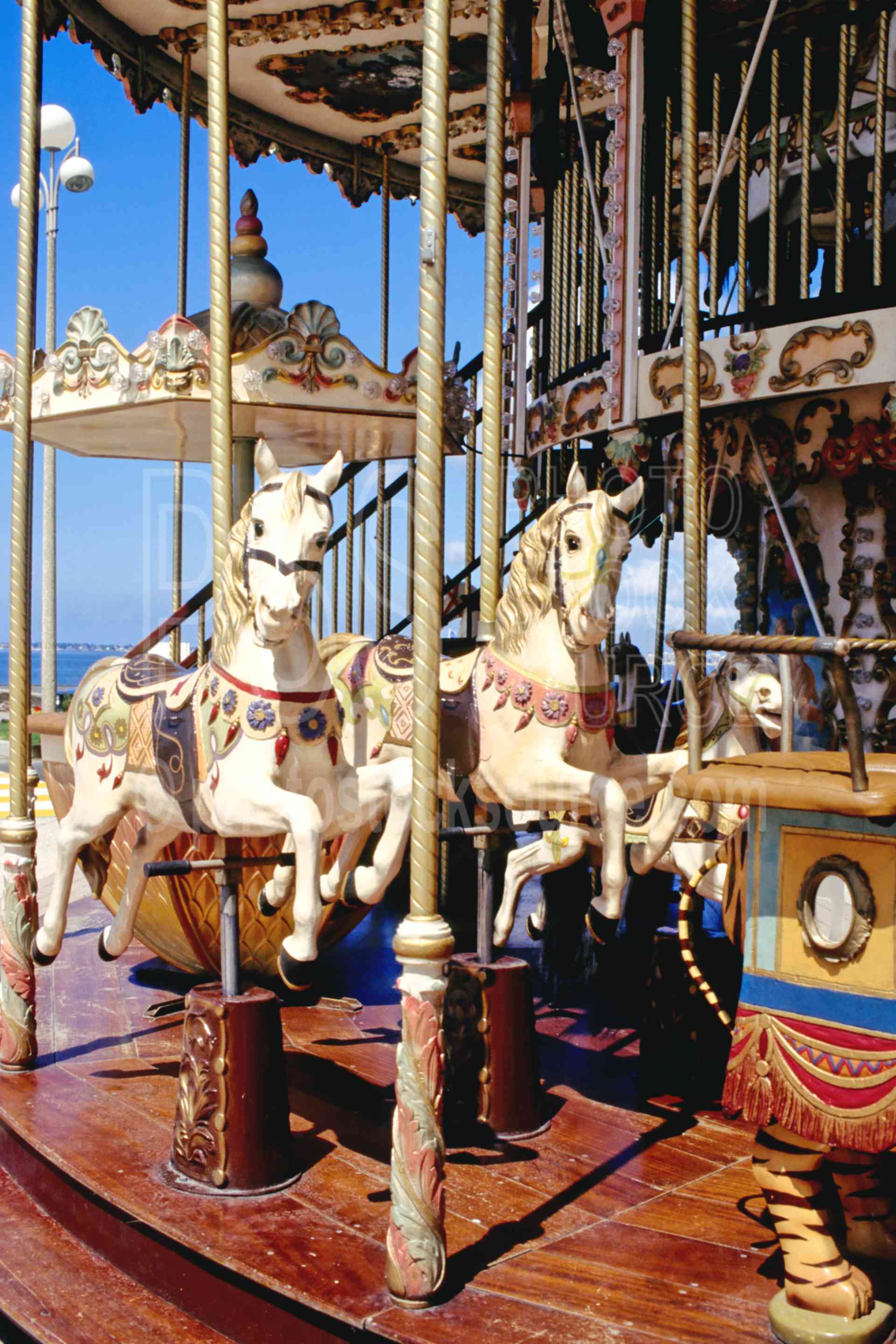 Beach Front Carousel,carousel,europe,horse,arts