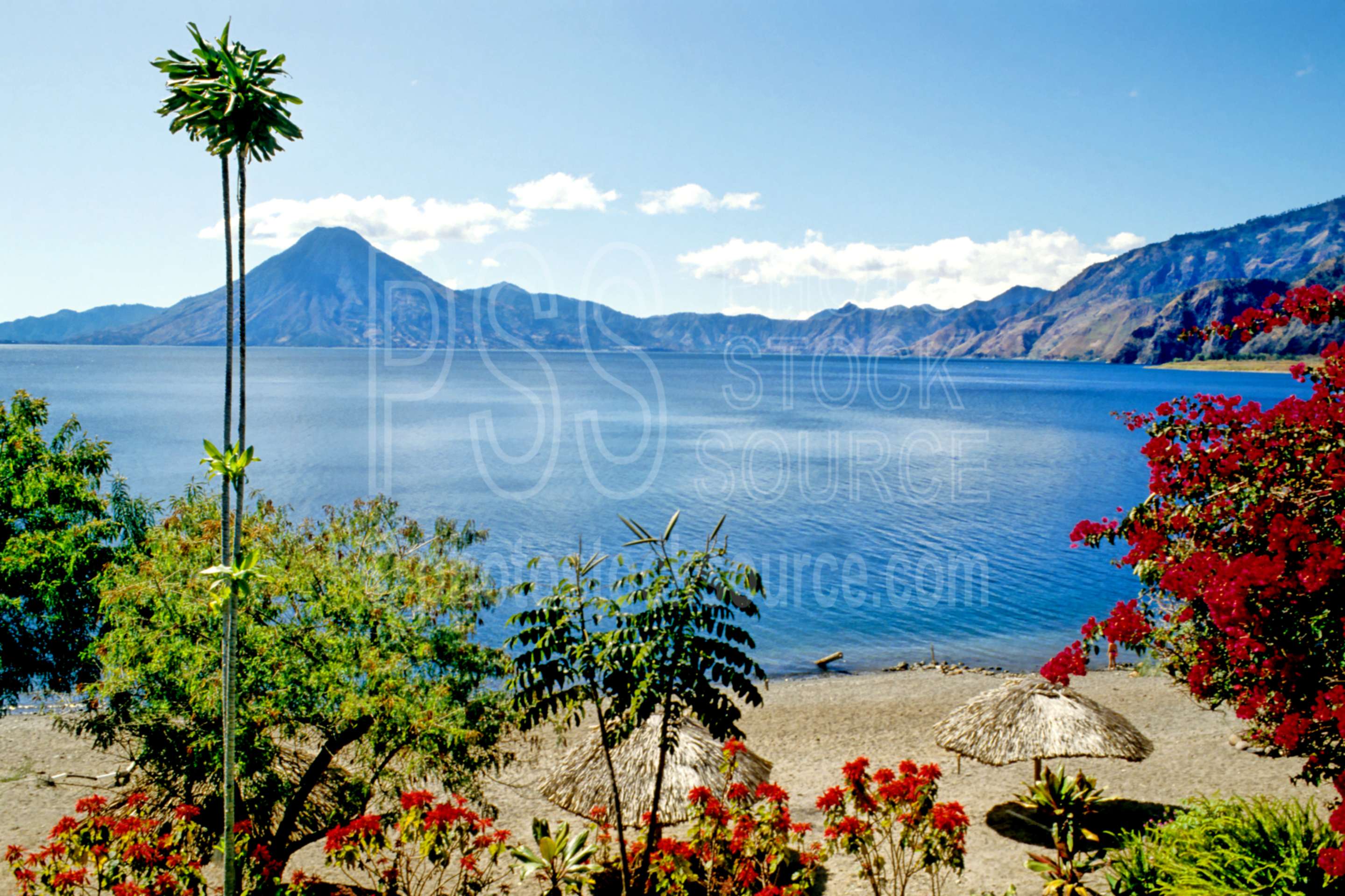 Lake Atitlan,mountain,volcano,lakes rivers,nature