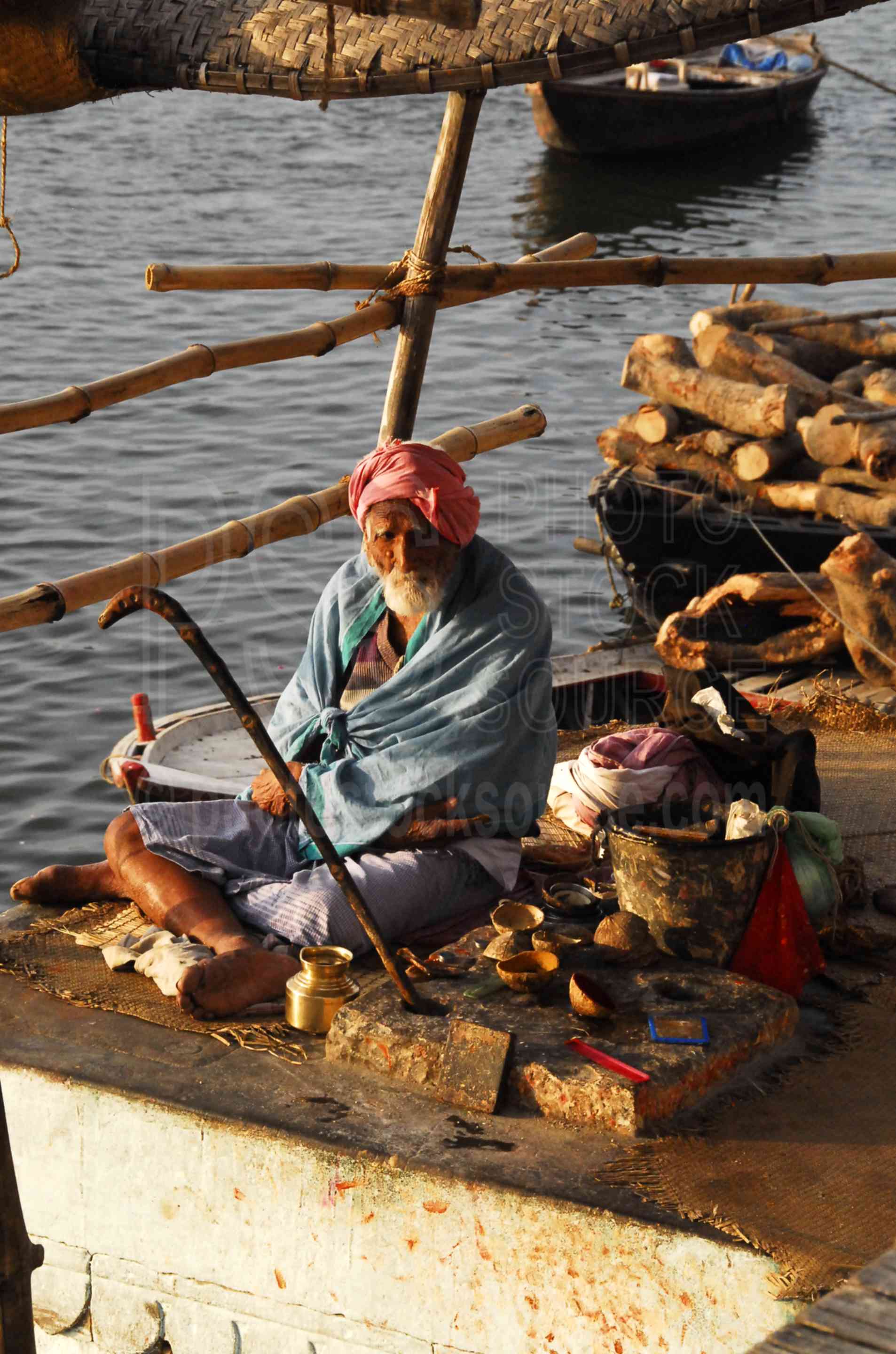 Old Man at Ganges,ganges,river,ganges river,morning,sunrise,old,man
