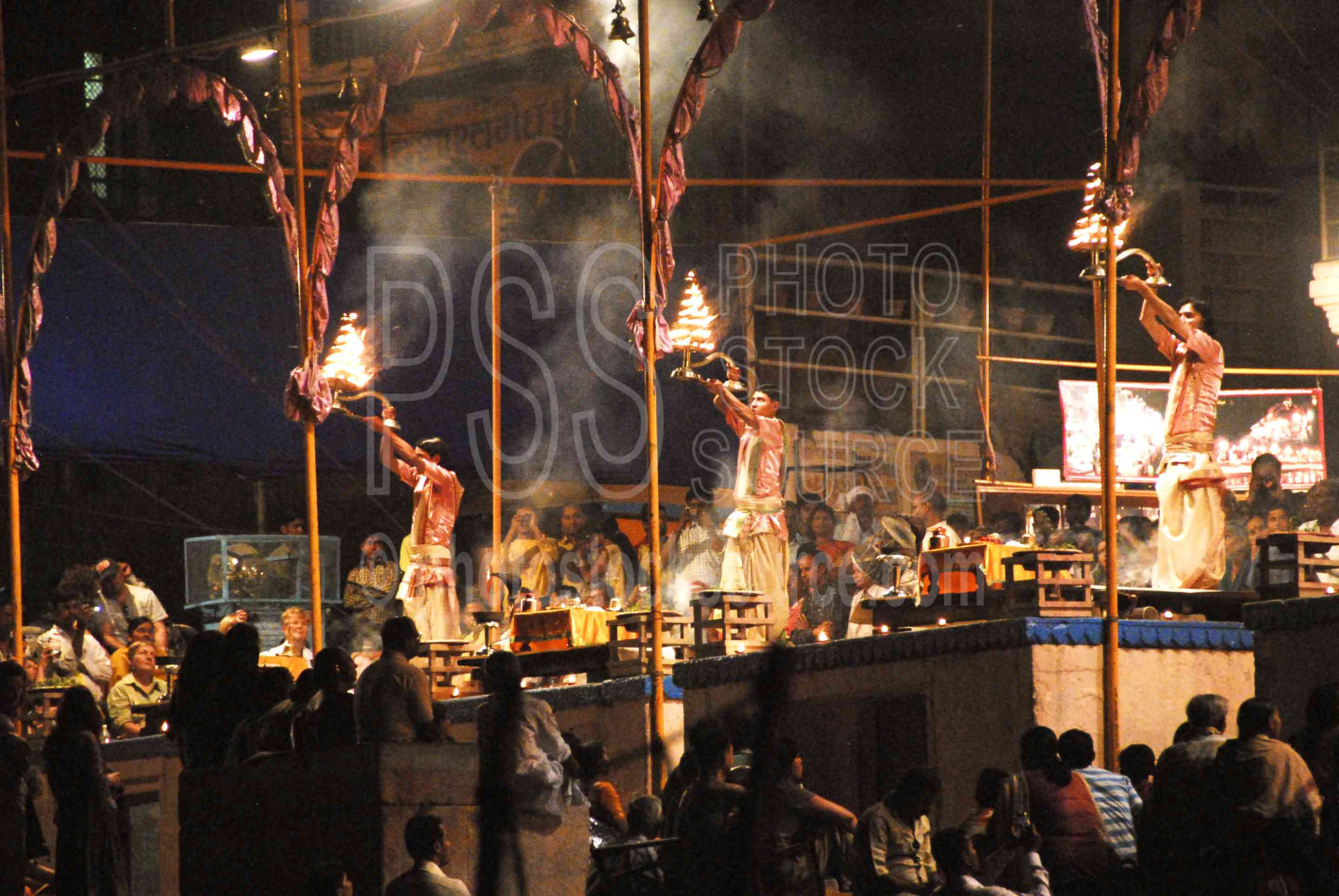 Maa Ganga Aarti Priests,river,ganges,ceremony,celebration,religious,dasaswamedh ghat,ganga arti,aarti,ritual,music,night,ganges river,fire puja,priest,ceremonies