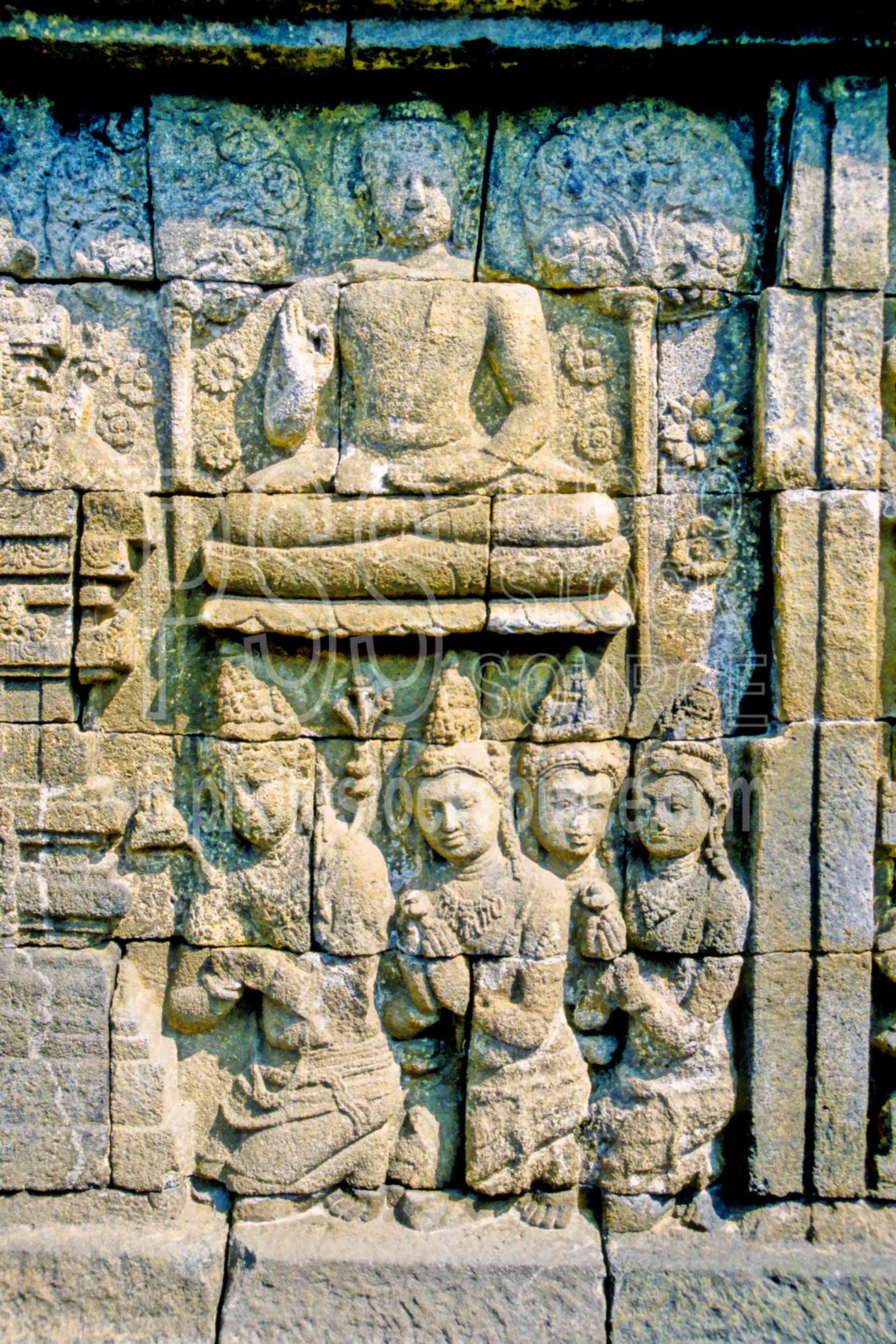 Stone Reliefs,carving,figures,religious,statues,stone,buddhist,ruin
