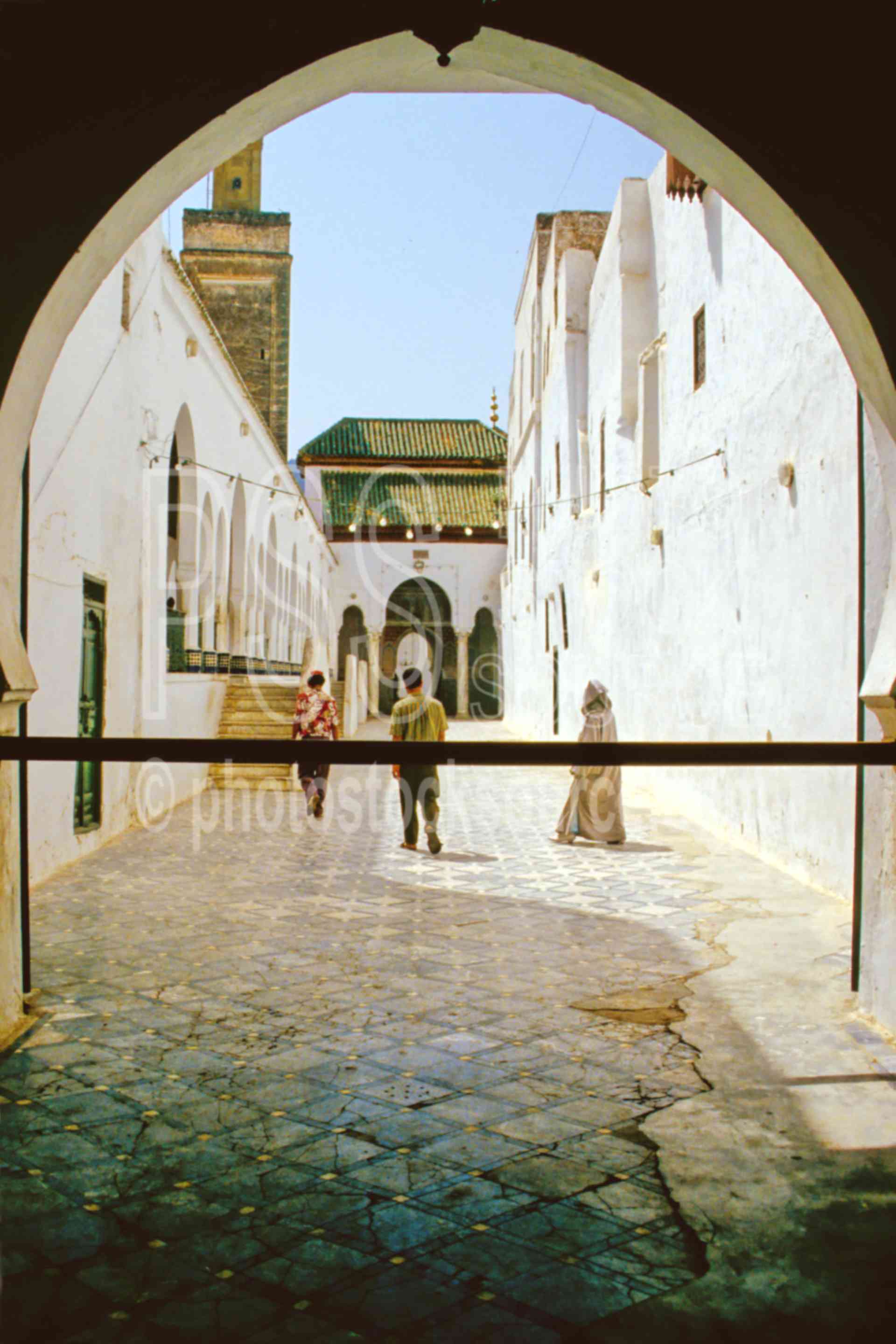 Karaouine Mosque Gate,entrance,gate,people,steps,morocco mosques