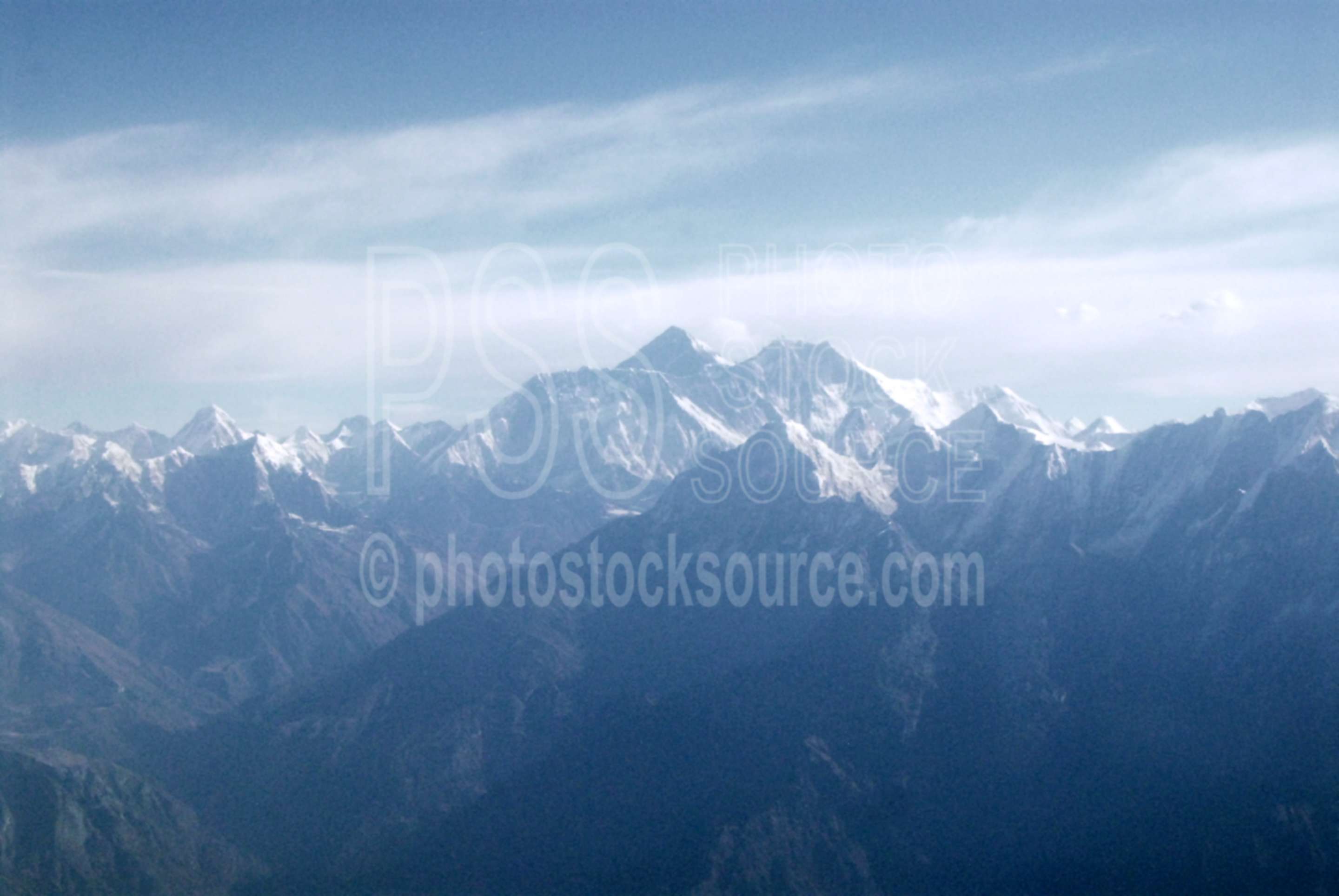 Mt. Everest in the Himalayas,aerial,flying,mountains,himalayas,mountain range,panorama,nature,aerials
