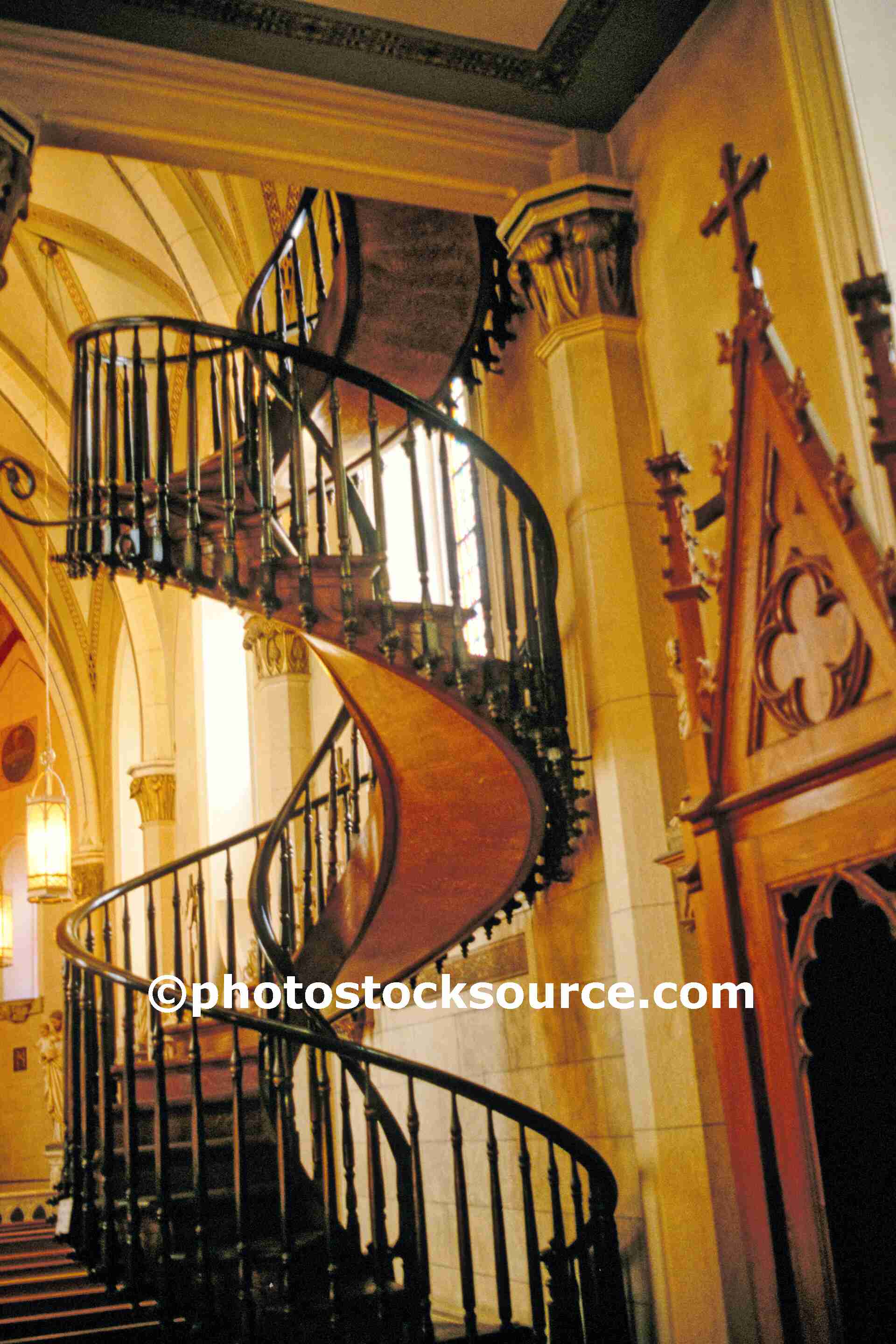 Photo of Spiral Staircase by Photo Stock Source building, Santa Fe, New