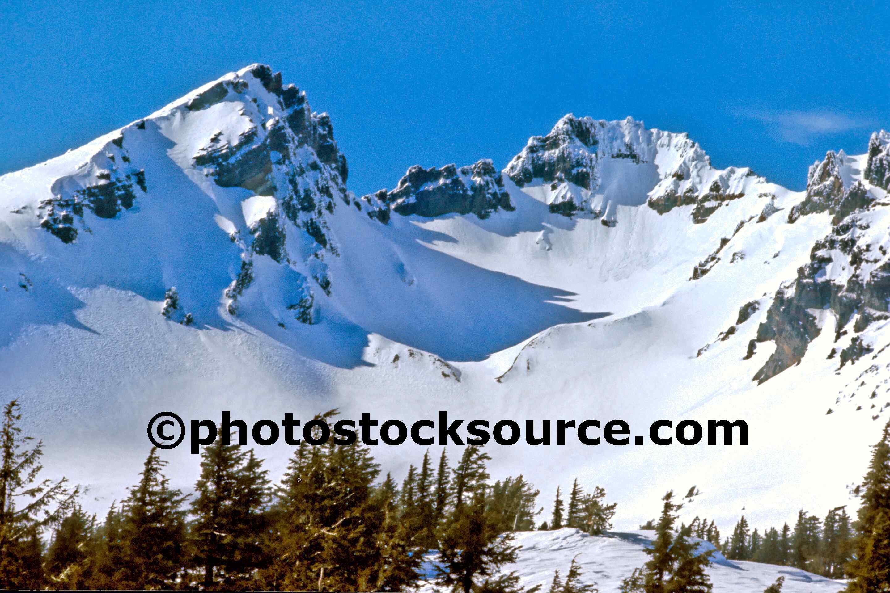 Photo of Broken Top by Photo Stock Source mountain, Oregon, USA, snow