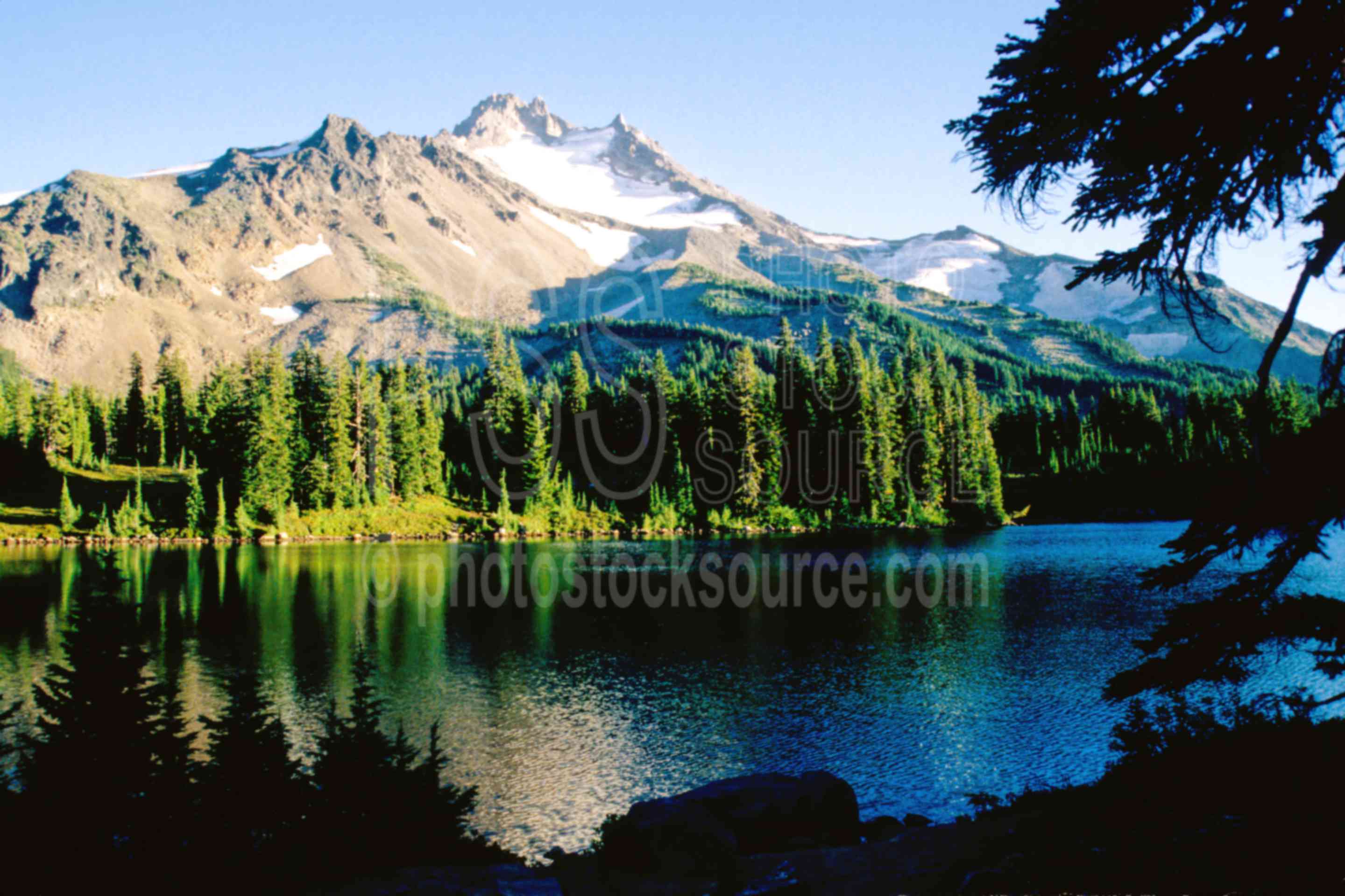 Mt. Jefferson, Scout Lake,scout lake,lake,mt. jefferson,mount,usas,lakes rivers,mountains