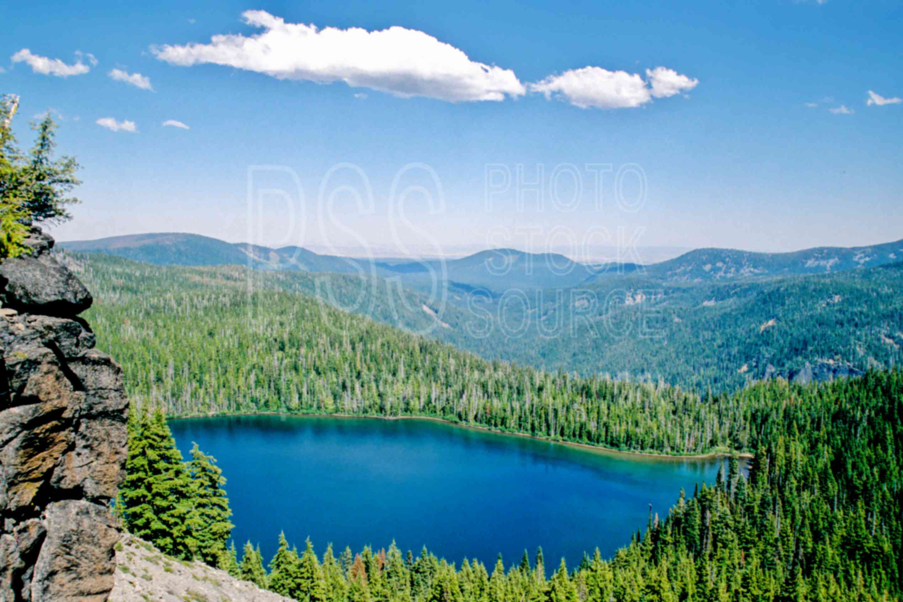 Photo of Harvey Lake by Photo Stock Source mountain, Oregon, USA