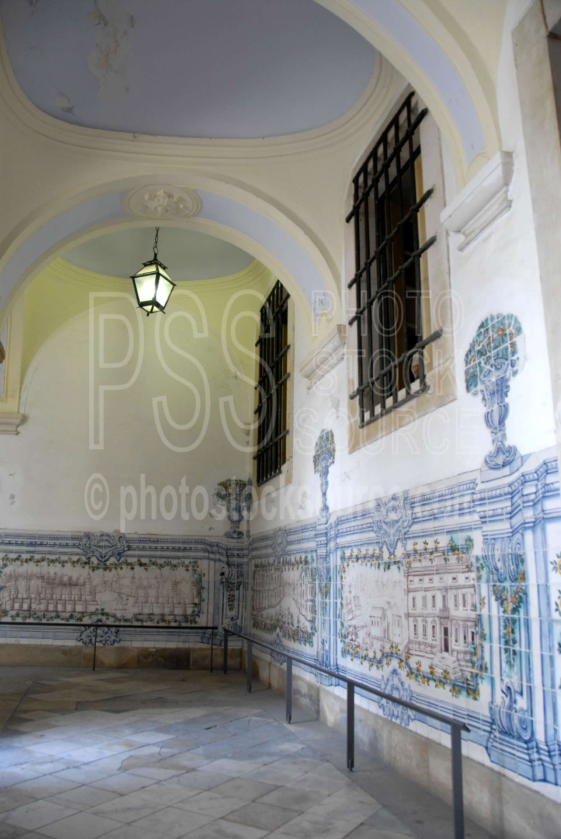 School of Law,azulejos,courtyard