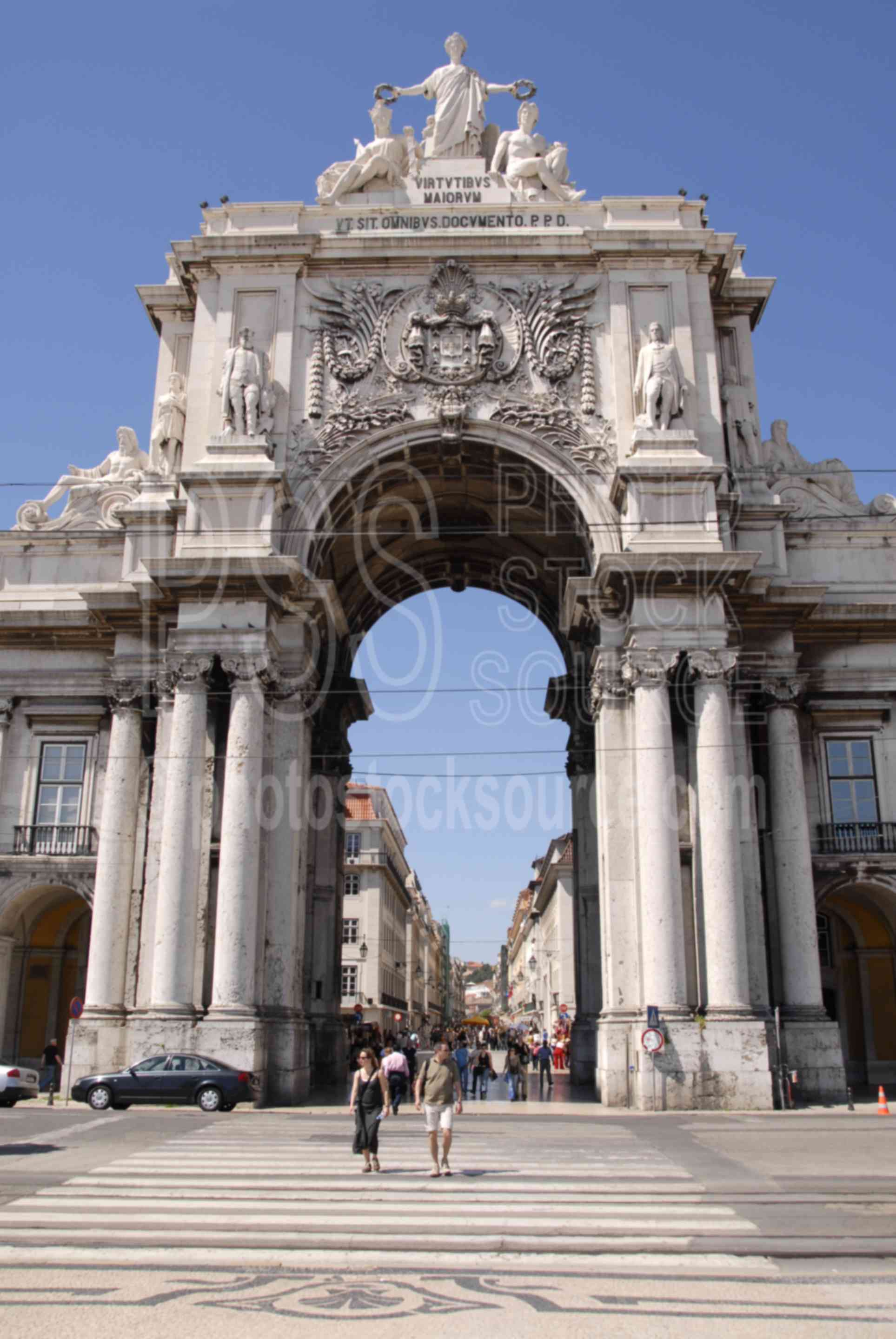 Triumphal Arch,arch,praca do comercio,arts