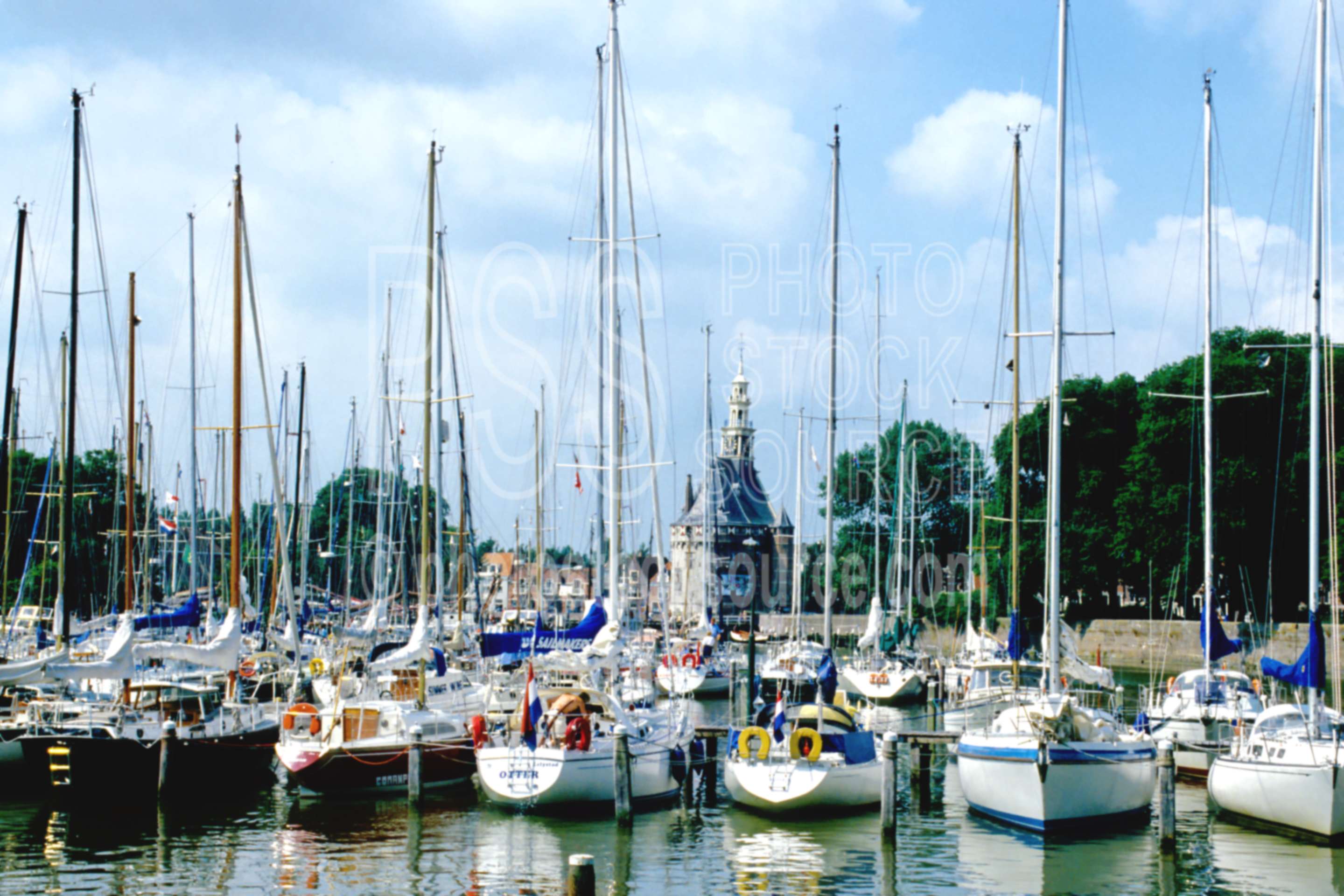 Boats in the Harbor,europe,harbor,holland,wharf,boats