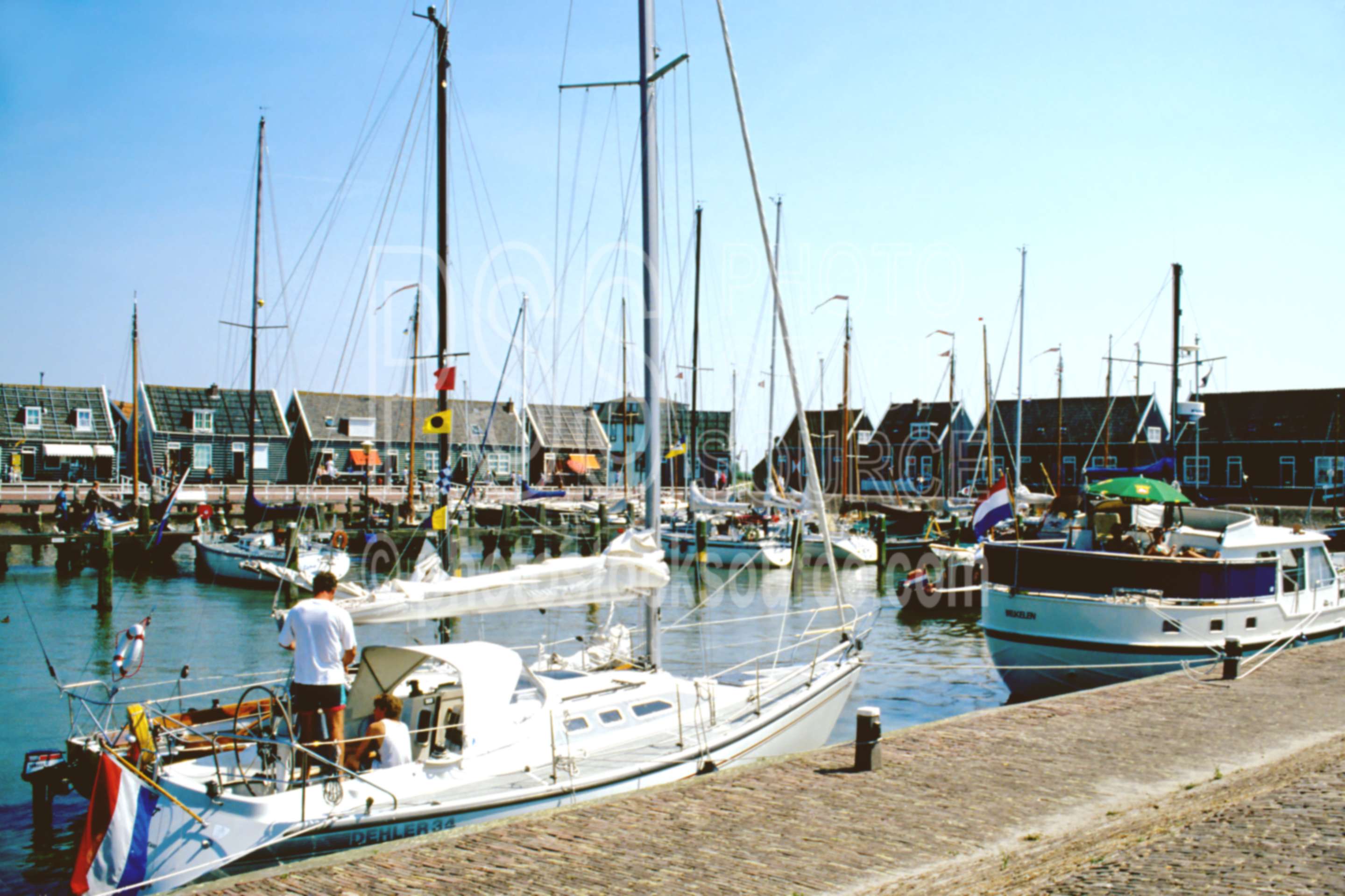 Boats in Harbor,europe,harbor,holland,boats