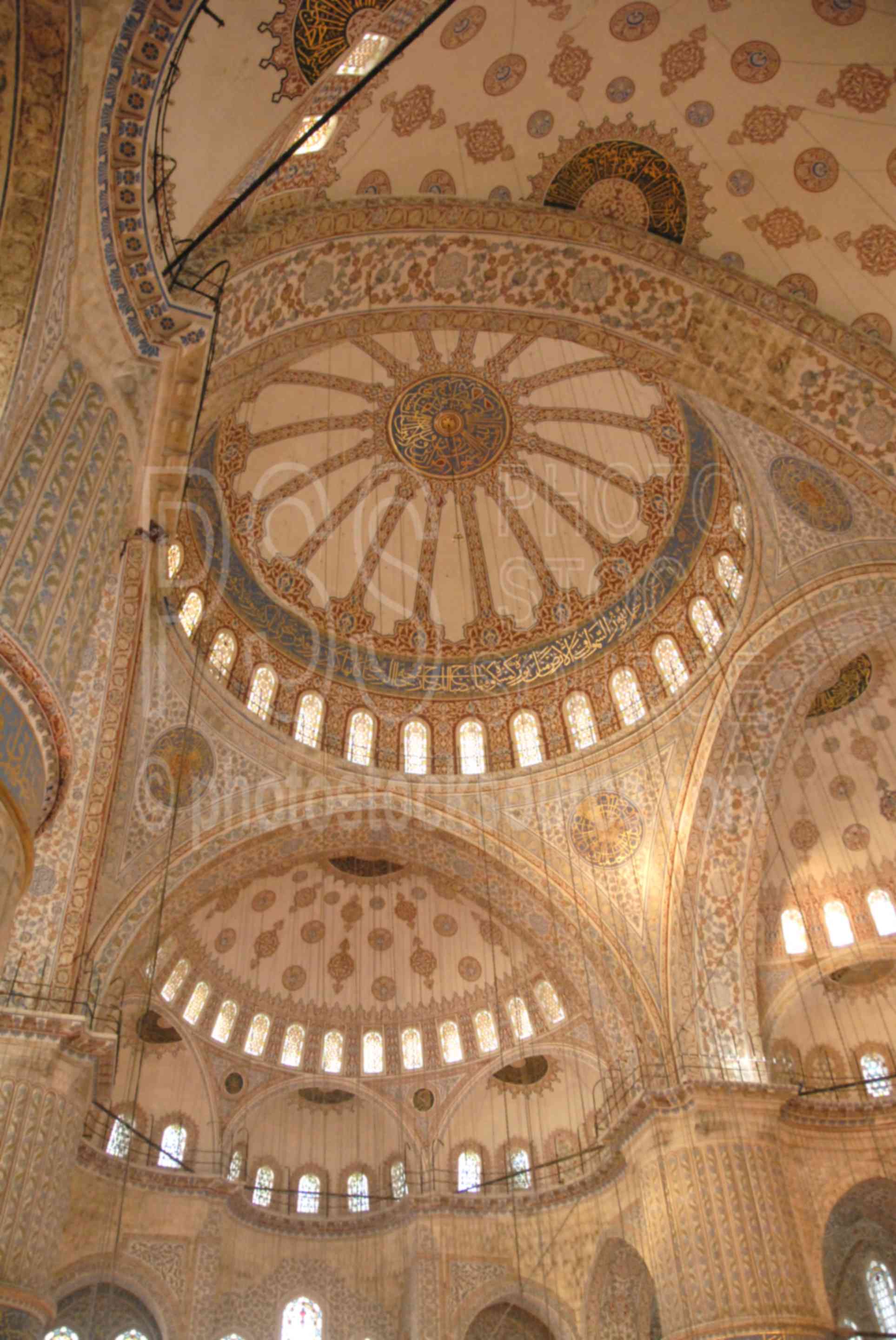 Blue Mosque Interior,