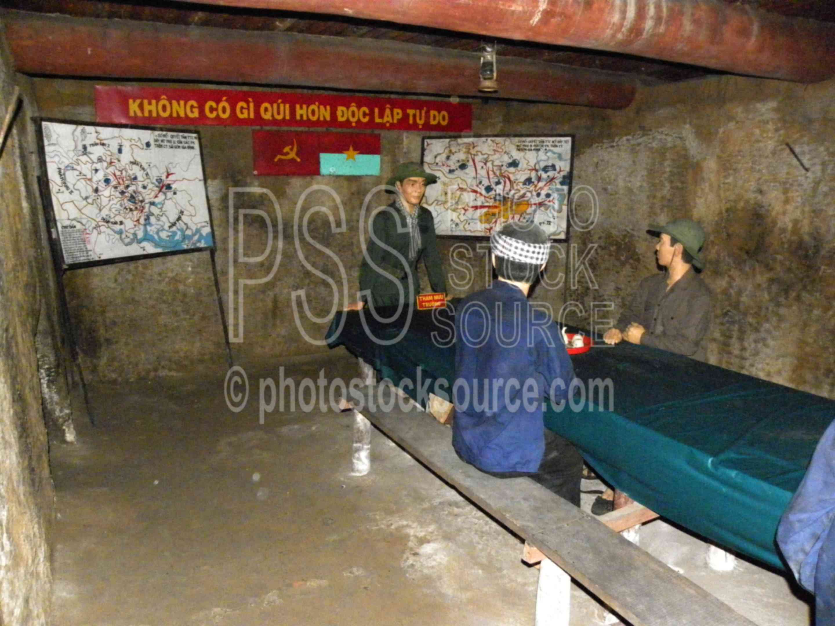Photo of Cu Chi Tunnels Command Center by Photo Stock Source military