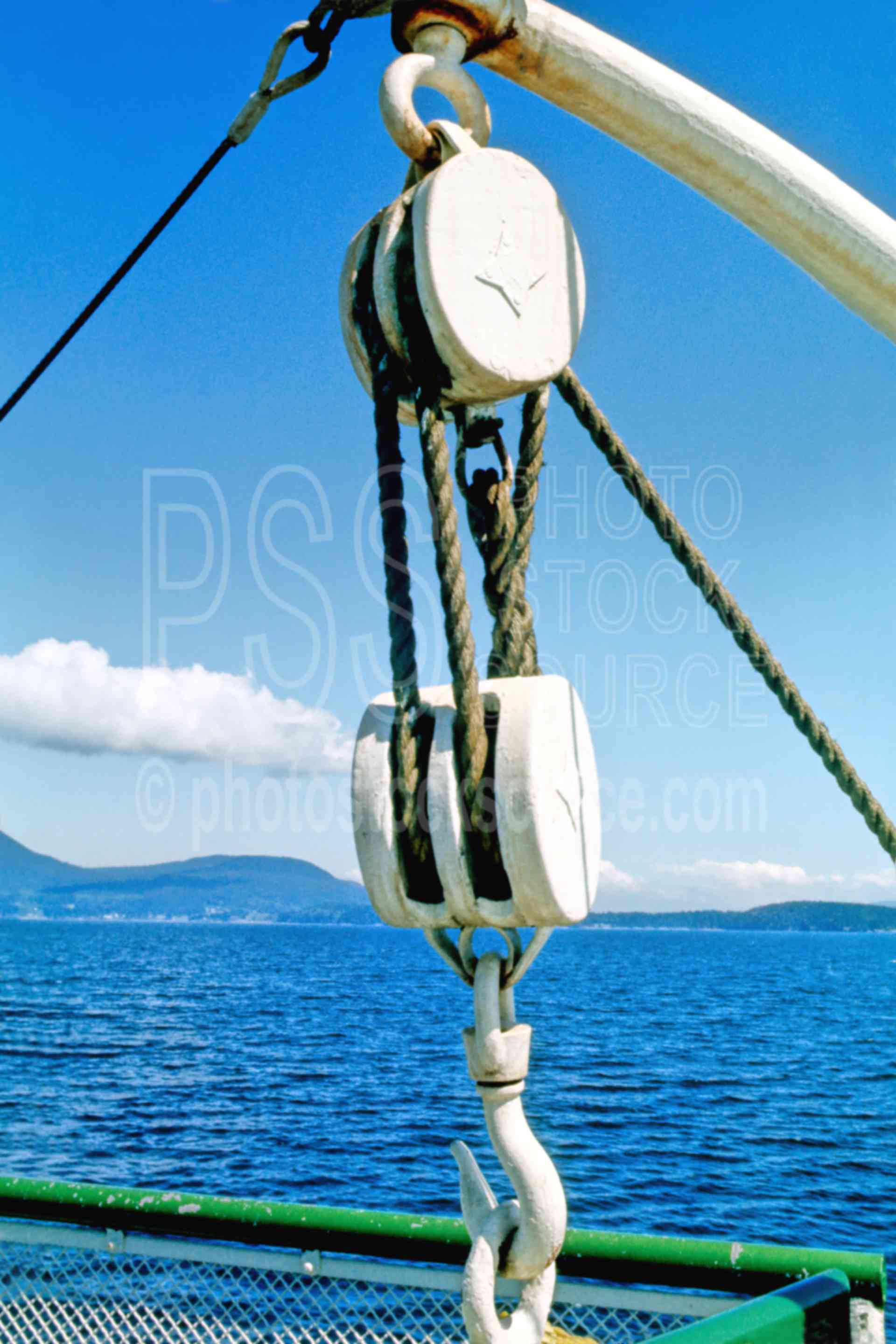 Photo of Tackle Block by Photo Stock Source boat, , Washington, USA